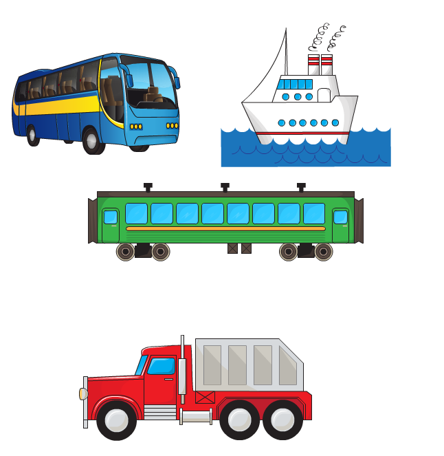 Части транспорта картинки для детей