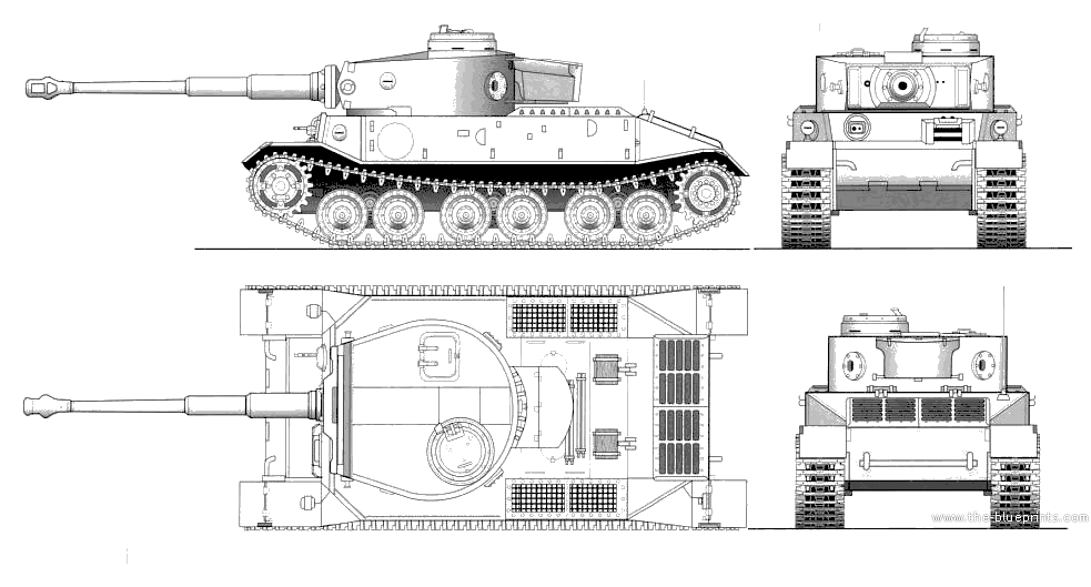 Рисунок танка тигр 1