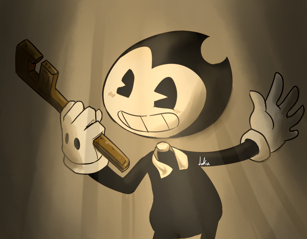 Bendy art. БЕНДИ И чернильная машина БЕНДИ. БЕНДИ И чернильная Маши. БЕНДИ арт. БЕНДИ энд зе Инк машин.