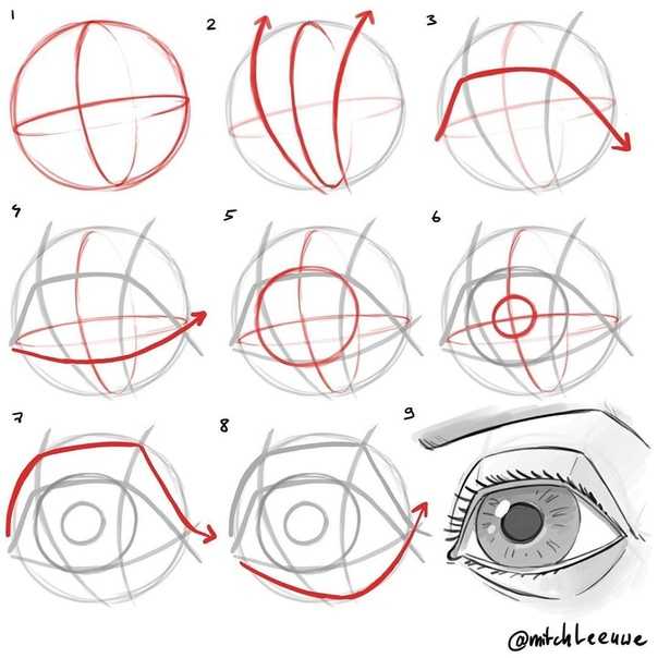 Как нарисовать глаз в ibis paint