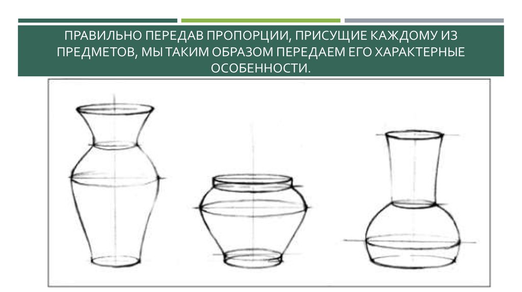 В три сосуда различной формы. Рисование с натуры предметов комбинированной формы. Построение в рисовании. Рисование с натуры предметов комбинированной формы ваза. Ваза построение.