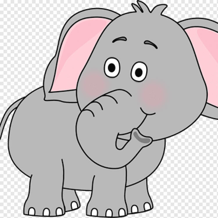Картинка слон для детей на прозрачном фоне