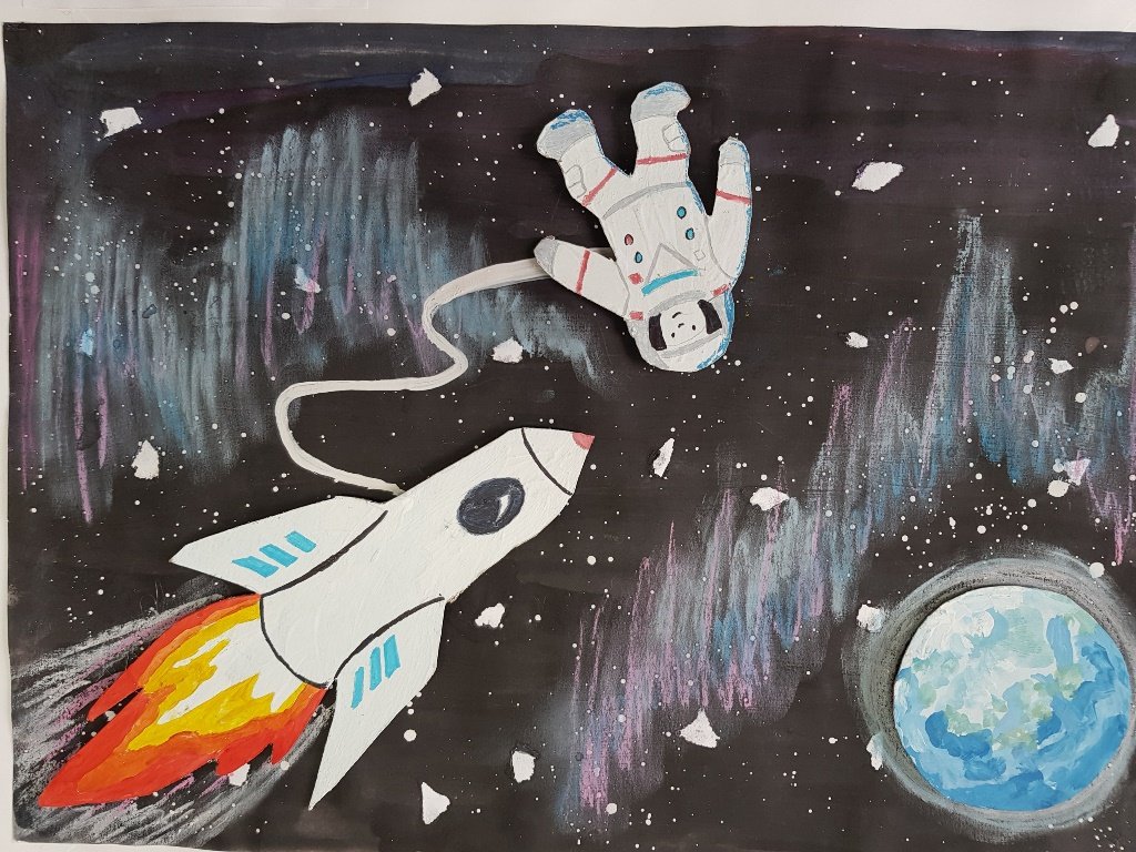 Рисунок космос 7 лет. Рисунок на туму космас. Рисование для детей космос. Рисунок на космическую тему. Детские рисунки на тему космос.
