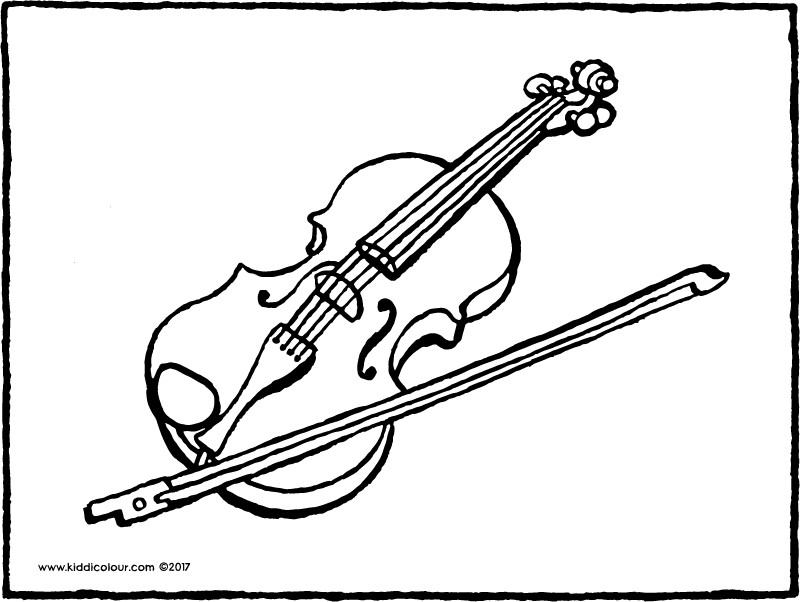Скрипка картинка для детей рисунок