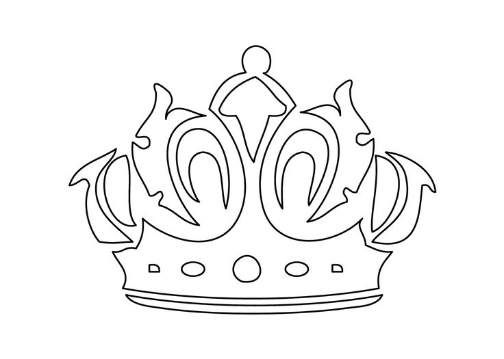 Корона картинка распечатать