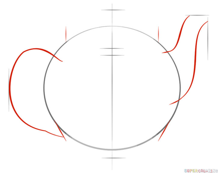 Чайник пошагово. Поэтапное рисование чайника. Поэтапное рисование чайника для детей. Схема рисования чайника для детей. Чайник поэтапно карандашом.