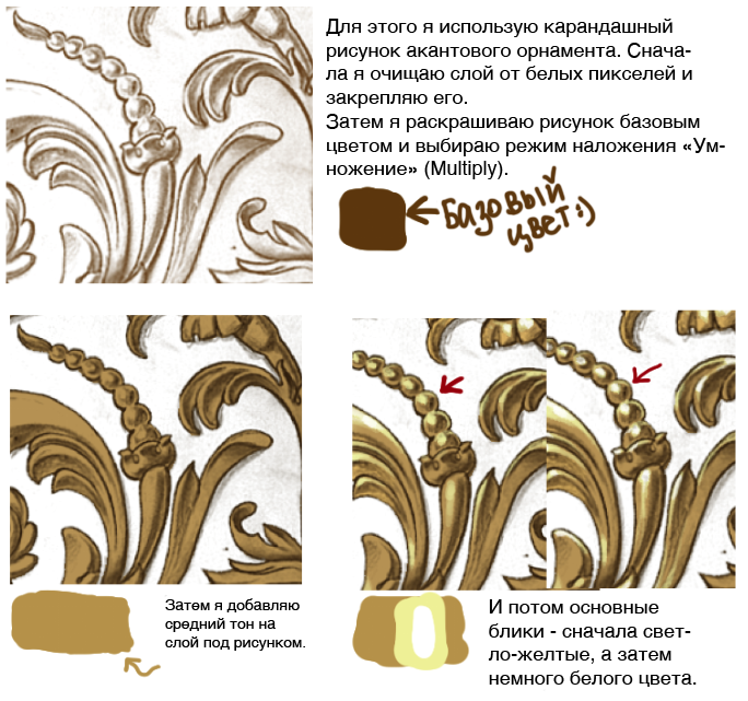 Как нарисовать золото. Туториал рисования золота. Золото рисунок туториал. Как рисовать золото. Золотые украшения туториал.