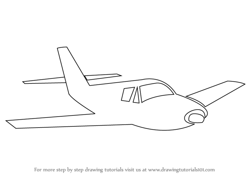 Как нарисовать большой самолет легко