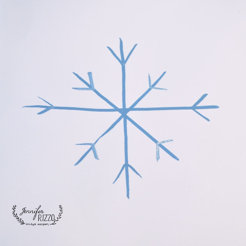 Как нарисовать снежинку поэтапно. How to draw a Snowflake. DIY Handmade 3027 рк170snowflake Painting.