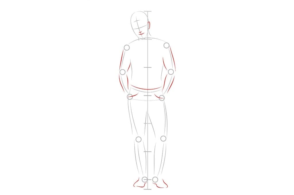 Какая рисовать человека. Поэтапный рисунок человека в полный рост. Уроки рисования карандашом человека в полный рост. Рисование человека в полный рост пошагово для начинающих. Поэтапный рисунок человека в полный рост карандашом.