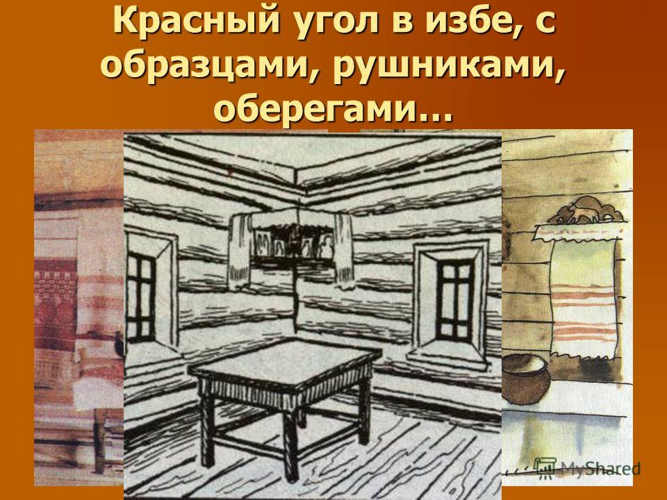 Красный угол рисунок. Красный угол в русской избе рисунки. Рисование 5 кл красный угол в избе. Нарисовать красный угол в русской избе. Красный угол в русской избе изо.