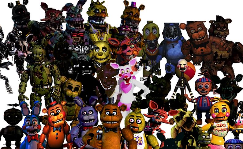 Фото персонажей fnaf