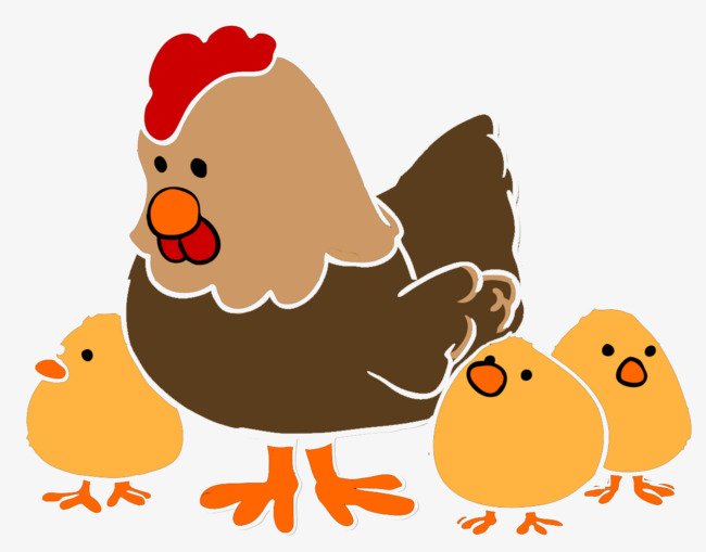 Четверо цыплят. Курица с цыплятами для детей. Курица мультяшная. Курица с цыплятами вектор. Цыпленок на прозрачном фоне.
