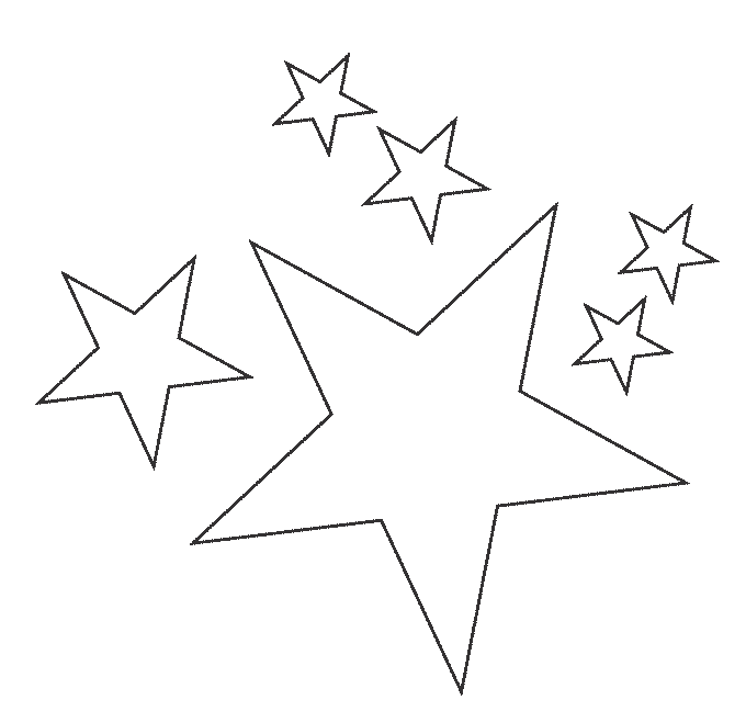 Прикольные и простые картинки для срисовки Звезда, Звезды - сборка 6
