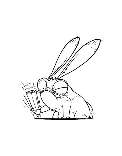 Лучшие картинки для срисовки зайчика, заяц - подборка рисунков 8