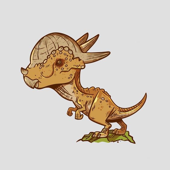 Очень красивые картинки динозавров для срисовки - подборка 15