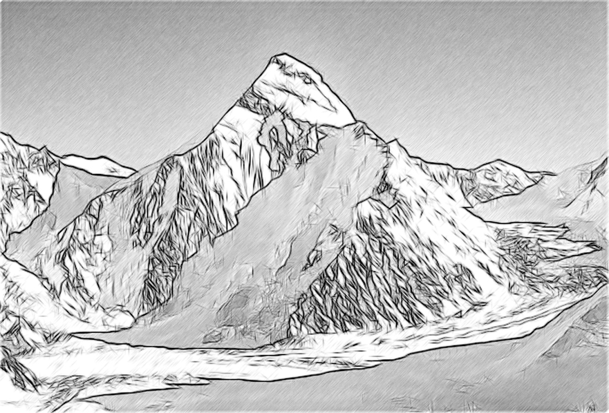 Кто рисовал горы
