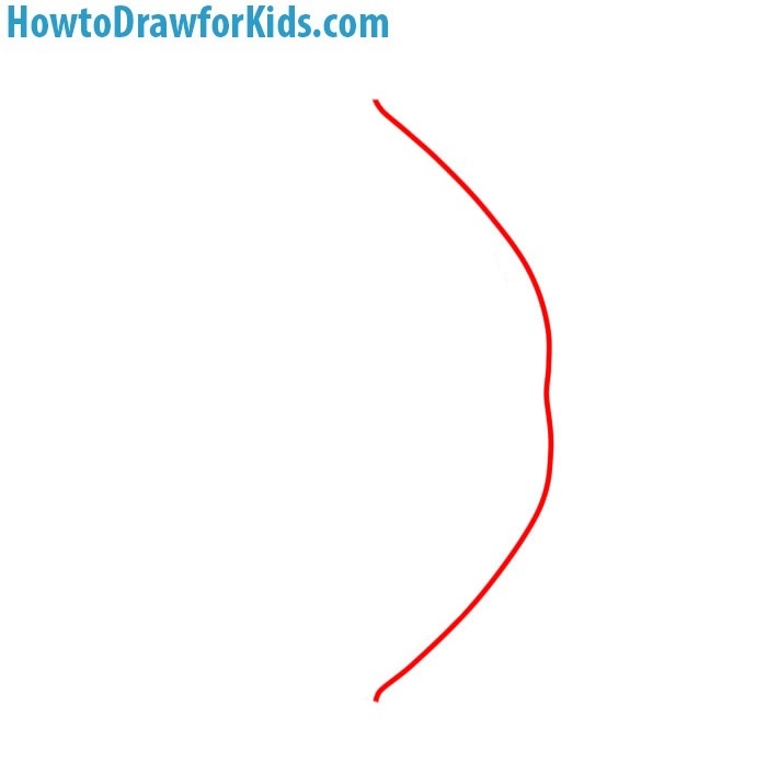 How to Draw a Bow and Arrow