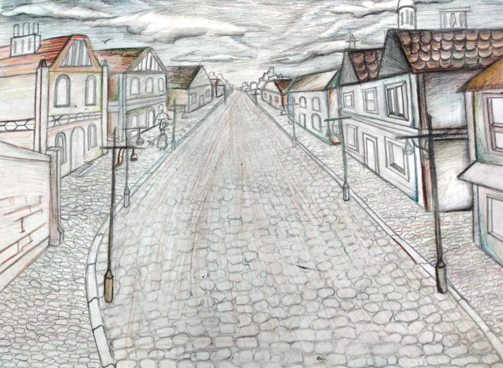 Нарисовать рисунок улицы. Зарисовки улиц. Улица рисунок. Рисовать улицу. Рисование на улице.