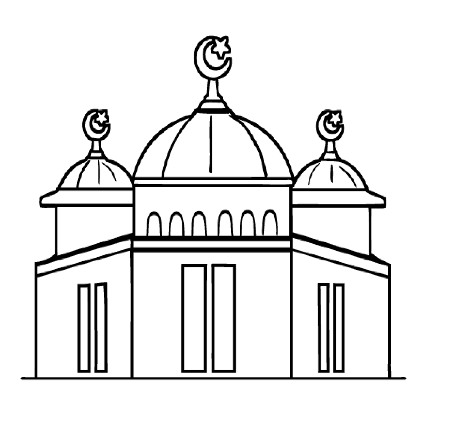 Мечеть рисунок карандашом