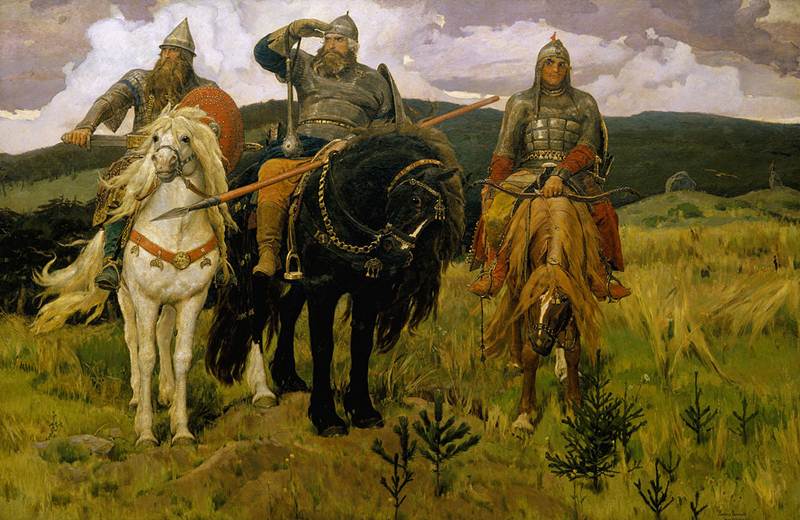 Васнецов картина Богатыри