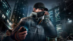 Герой игры Watch Dogs закрывает лицо, стоя посреди улицы с телефоном в руке