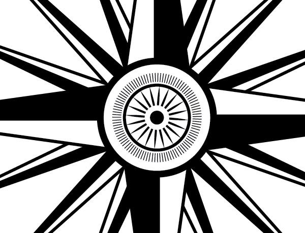 How To Create an Ornate Compass Rose in Illustrator Compass rose illustration
