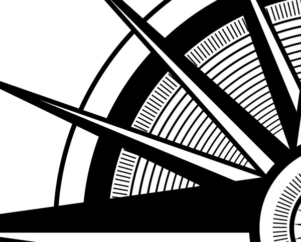 How To Create an Ornate Compass Rose in Illustrator Compass rose illustration