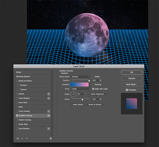 How To Create 80s Style Retrowave Art in Adobe Photoshop