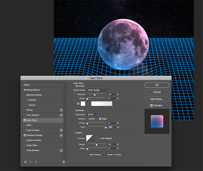 How To Create 80s Style Retrowave Art in Adobe Photoshop