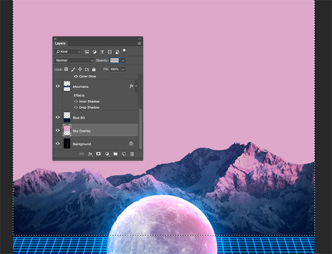 How To Create 80s Style Retrowave Art in Adobe Photoshop