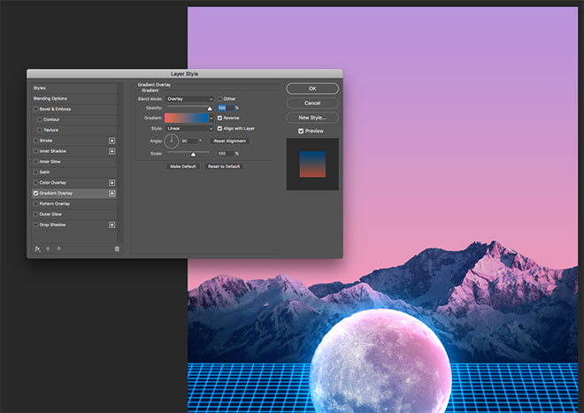 How To Create 80s Style Retrowave Art in Adobe Photoshop