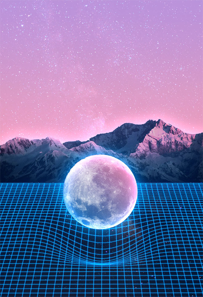 How To Create 80s Style “Retrowave” Art in Adobe Photoshop