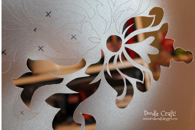 Silhouette machine cutting mat stencil