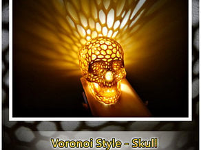 Skull lamps - Voronoi Style