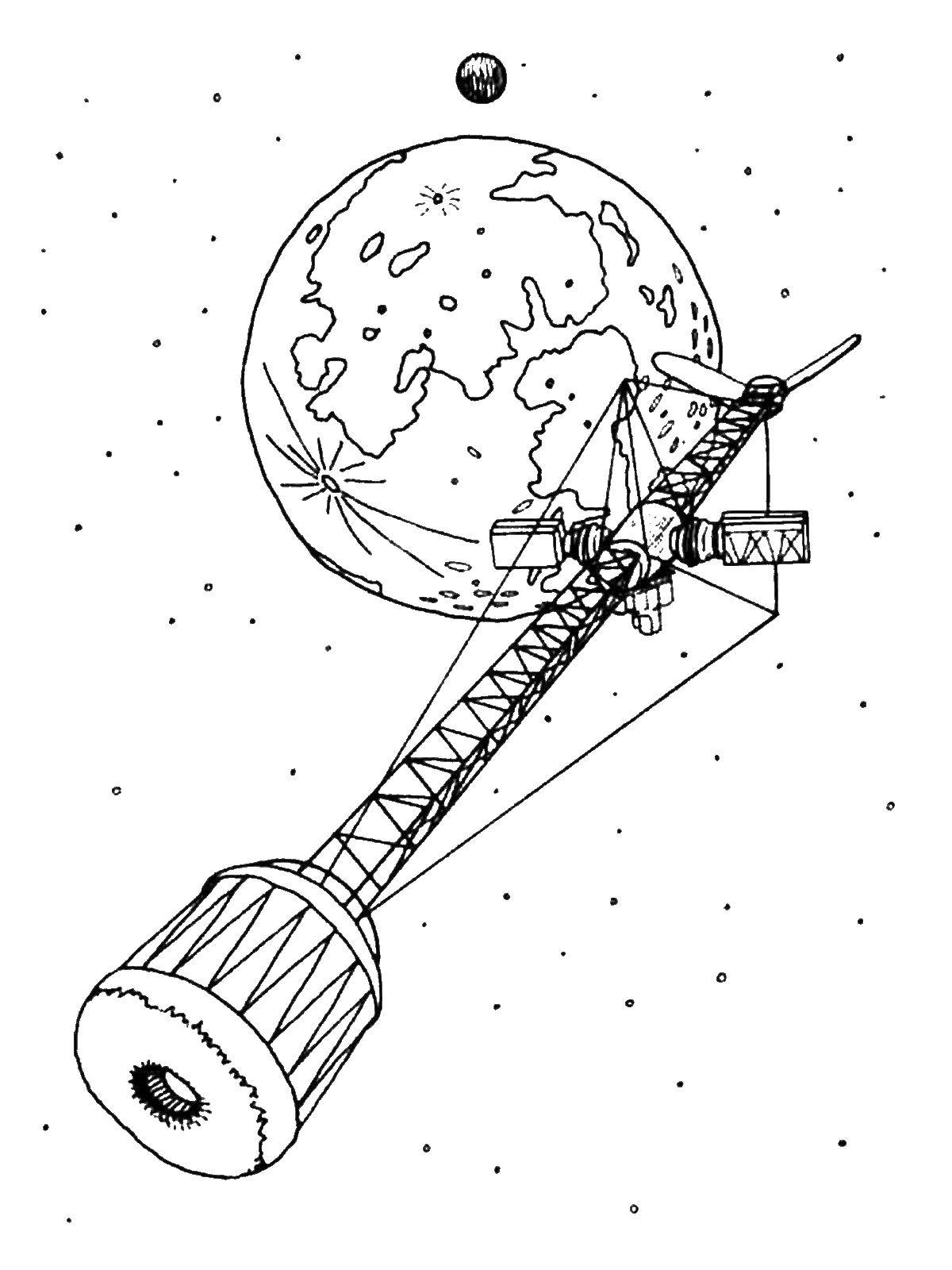 Космический корабль рисунок 7 класс