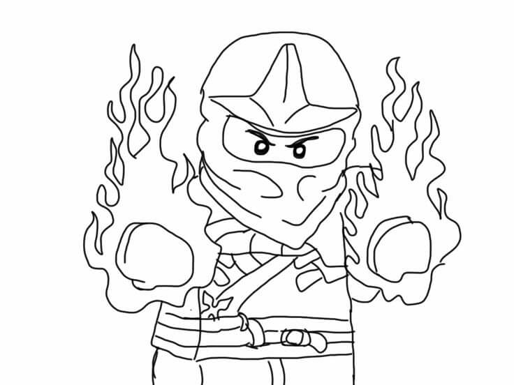 Fire - Ninjago Coloring Pages