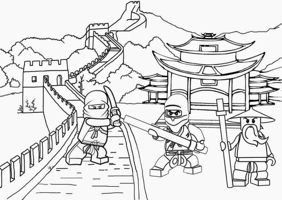 Lego Ninjago Coloring Pages Free