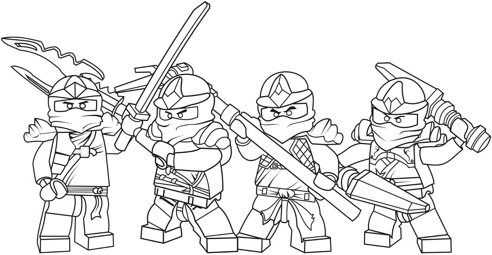 Lego Ninjago - Free Lego Coloring Pages