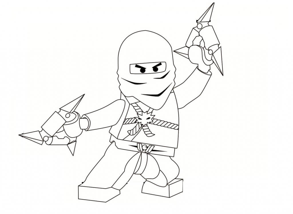 Zane - Ninjago Coloring Page