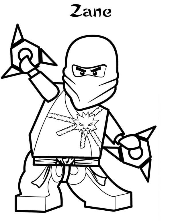 Zane - Ninjago Coloring Pages