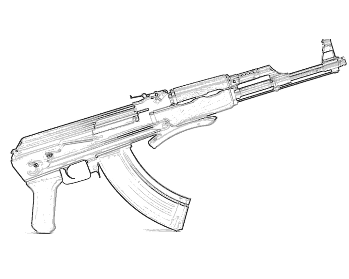 Картинки нарисованного автомата