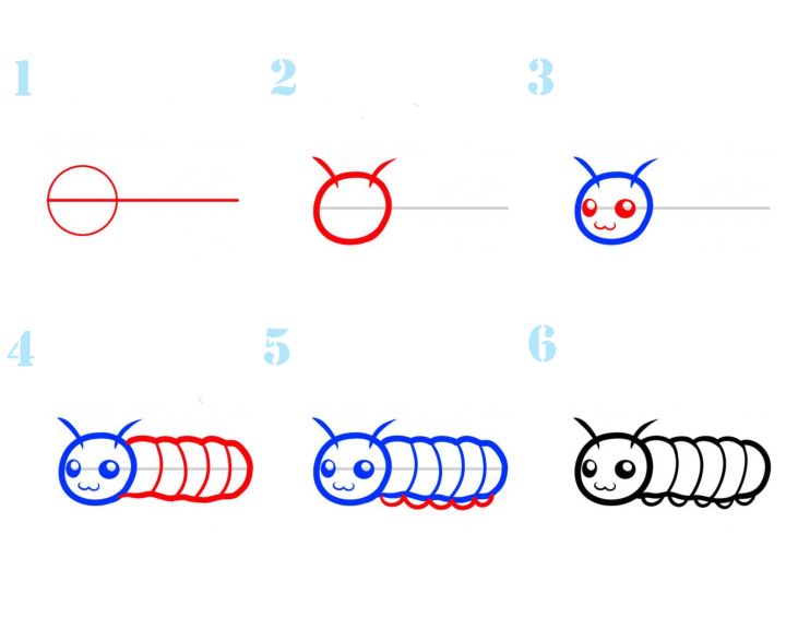 Как нарисовать насекомых. Гусеница поэтапное рисование. Схема рисования гусеницы. Поэтапное рисование насекомых. Схема рисования насекомых для дошкольников.