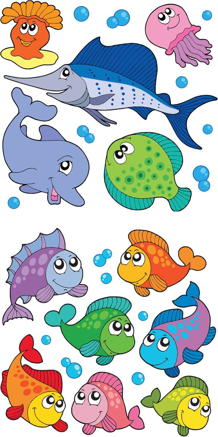 Картинки для детей рыбы для детского сада (1)