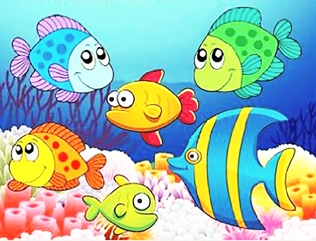 Картинки для детей рыбы для детского сада (5)