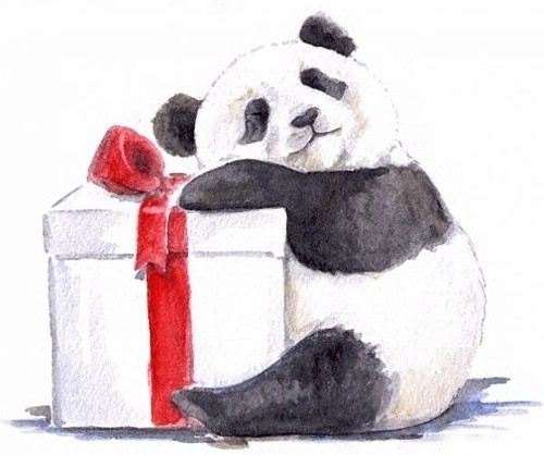 Панда с днем рождения картинка 006
