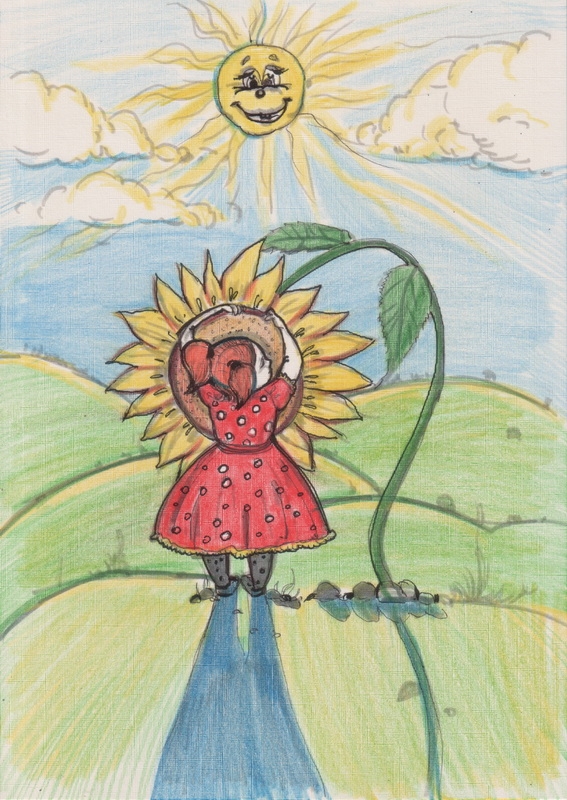 Рисунки солнце для детей 013