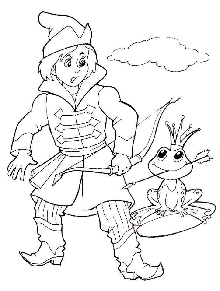 Рисунки карандашом к сказке царевна лягушка для 5 класса 003