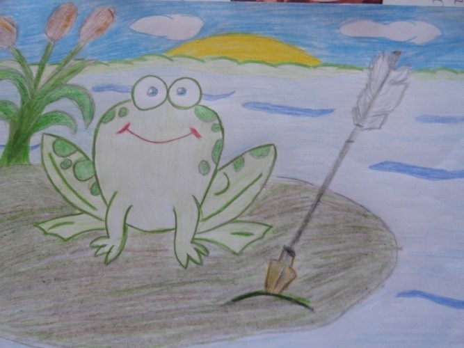 Рисунки карандашом к сказке царевна лягушка для 5 класса 011