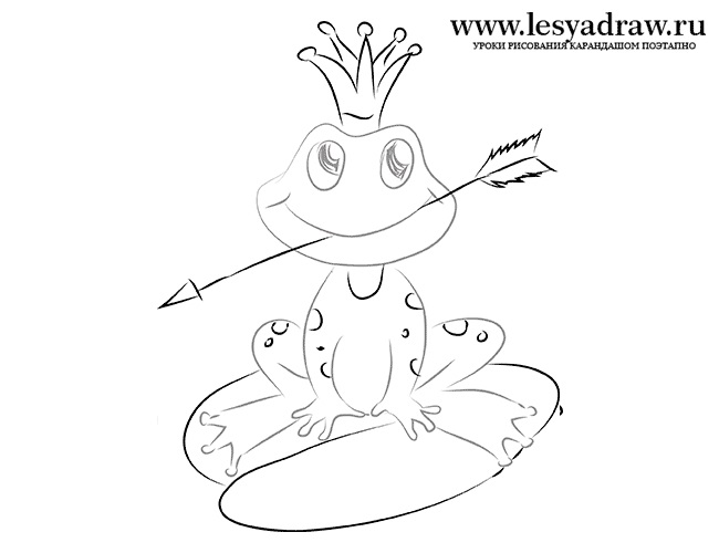 Рисунки карандашом к сказке царевна лягушка для 5 класса 017